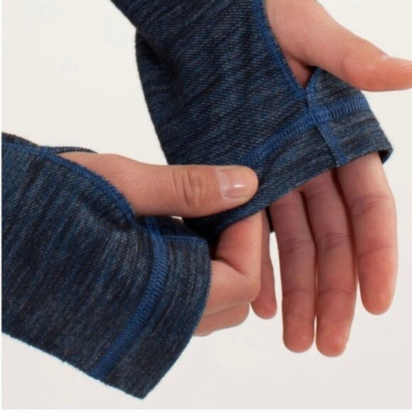 Lululemon Forme Jacket Slub Denim Limitless Blue 8 - Picture 6 of 15